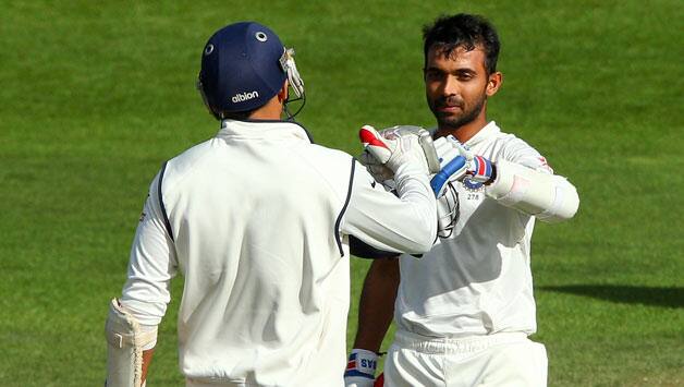 Ajinkya Rahane scored his first Test hundred in New Zealand in 2014. (Photo - getty)