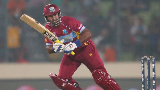 Dwayne Smith played crackerjack shots for West Indies © Getty Images