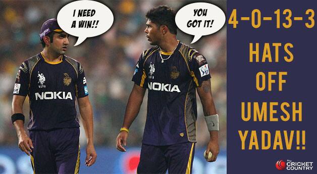 Umesh Yadav's performance defined the match