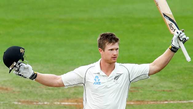 James Neesham is crusing near to his second Test hundred © Getty Images