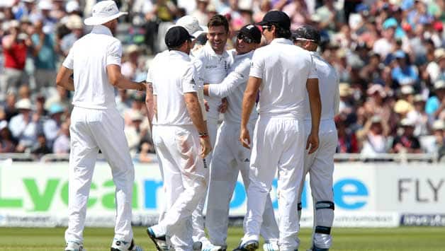 James-Anderson-of-England-celebrates-the-wicket-of-Murali-Vijay--25