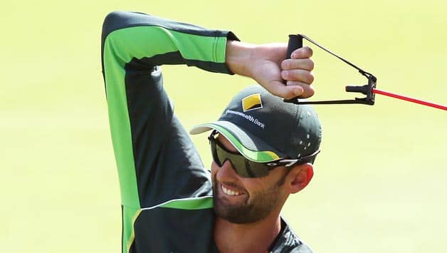 Nathan-Lyon-of-Australia-stretches-during-a-nets-session-at-St-Georges-Park-Cricket-stadiu