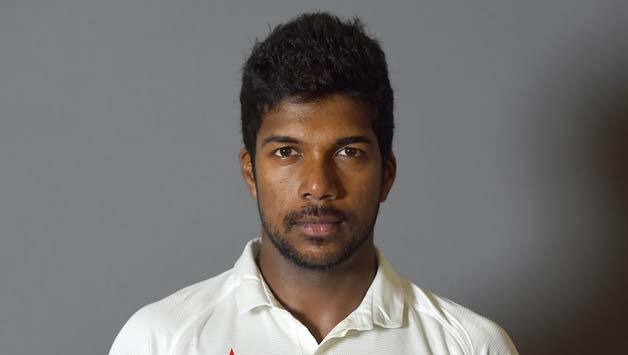 <b>Varun Aaron</b> is picked in the East Squad © Getty Images - Varun-Aaron-of-India-poses-2