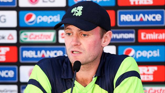 Ireland captain William Porterfield during the press meet after their win over the West Indies © - William-Porterfield