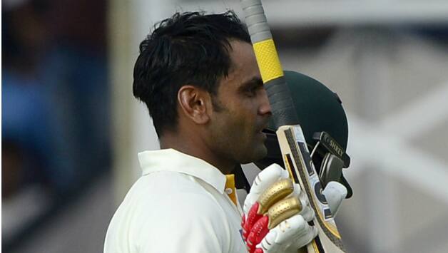 Mohammad Hafeez became the topmost Pakistan batsman to score most runs in an innings against Bangladesh in Test cricket © AFP