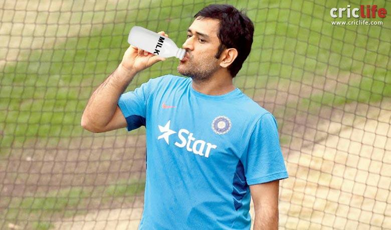 MS dhoni Diet Tips - milk
