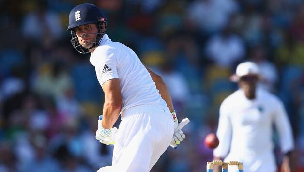 Alastair Cook said their batting let them down against West Indies © Getty Images