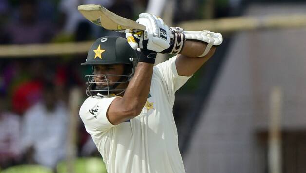 Azhar Ali's ton came off 212 deliveries, including 10 boundaries along with a strike rate of 49.31 © AFP
