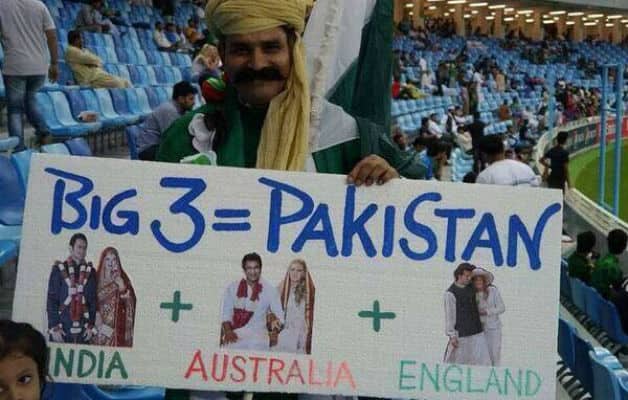 A Pakistani fan with a funny take on the 'Big Three'.