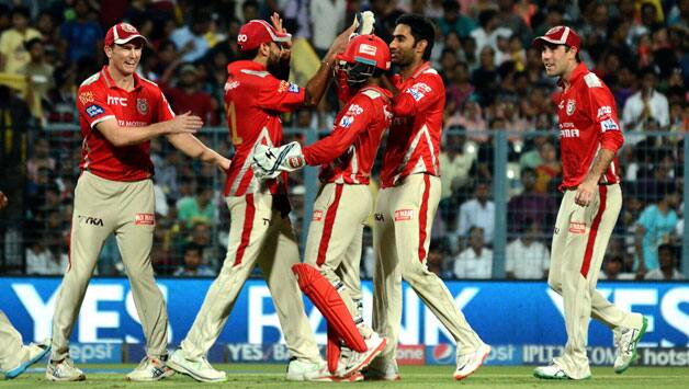 KXIP players played cricket with a group of ten visually challenged children © IANS