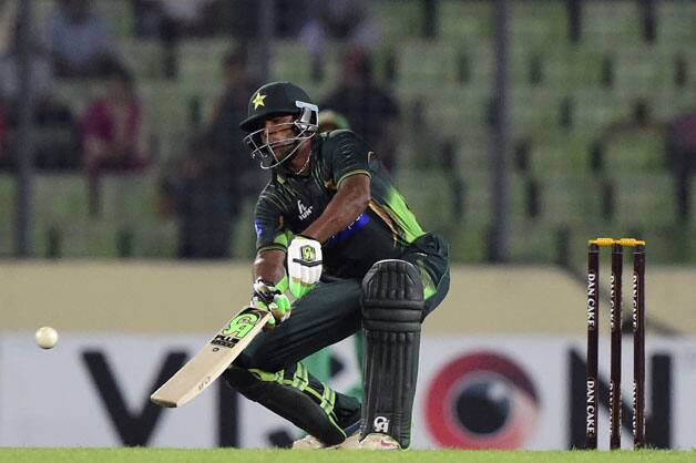 Mukhtar Ahmed (above) was dismissed for an impressive 62 by Sikandar Raza after being caught by Vusi Sibanda at long on © AFP