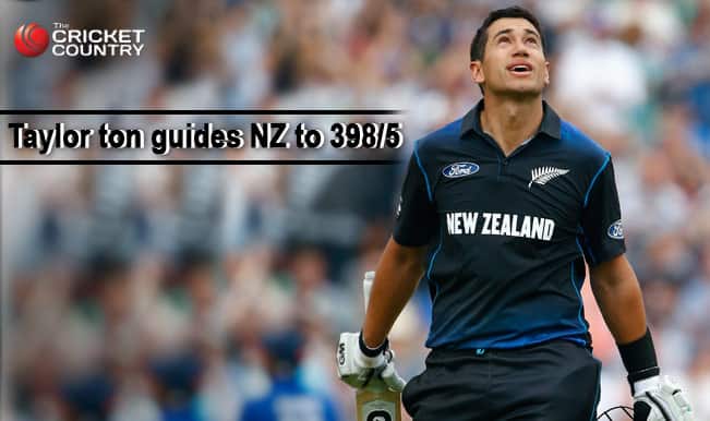 Ross Taylor top-scored with a knock of 119 off 96 balls © Getty Images