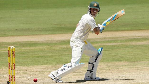 Michael Clarke took Australia to parity at lunch © Getty Images (file photo)