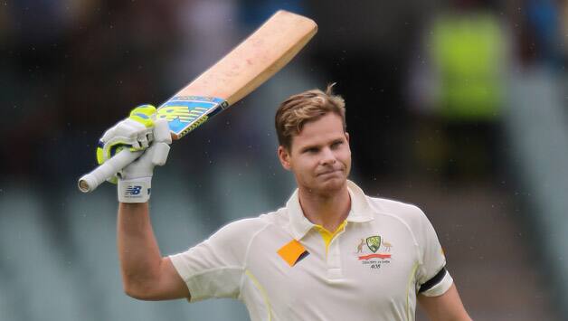 Steven Smith dominated the day, scoring an unbeaten 135 © Getty Images