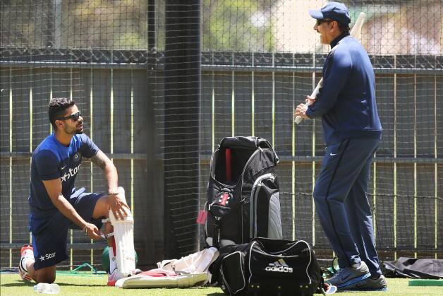 Virat Kohli (left) has said having Ravi Shastri (Right) as team Director was a massive boost © Getty Images