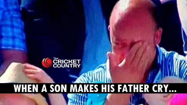 This happened at Edgbaston! Photo courtesy: TV Screengrab