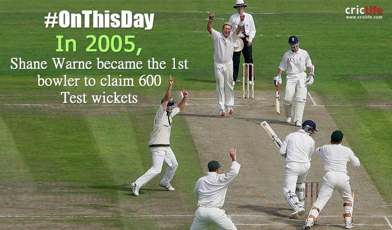 Video: Shane Warne becomes the first bowler to break the 600-Test wicket barrier