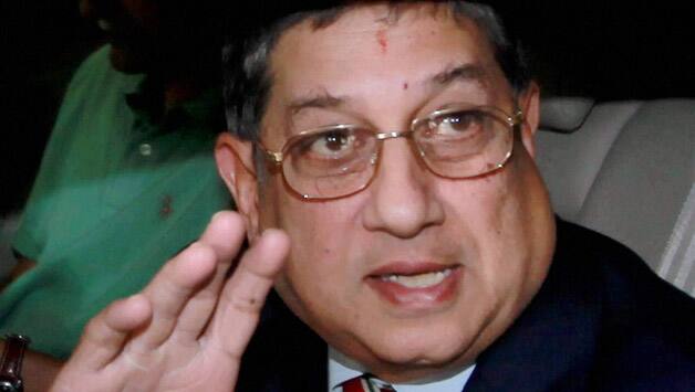 Sharad Pawar and N Srinivasan (above) agreed in the meeting that unanimous selection of the new president would be desirable © PTI