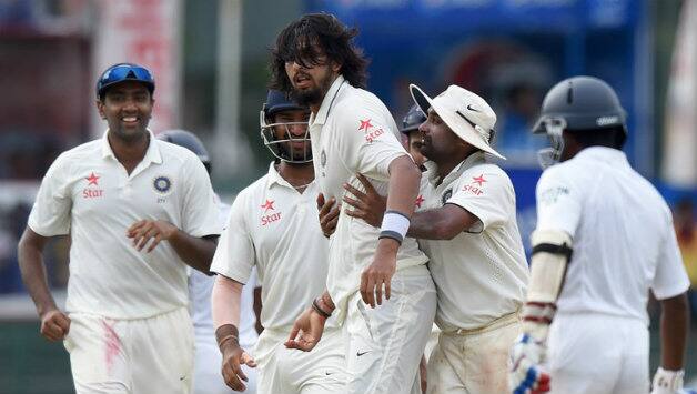 Ishant Sharma's eight wickets in the match were crucial © AFP