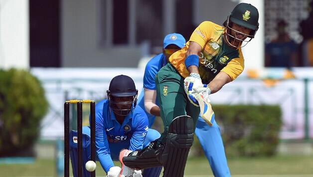 JP Duminy top scored for South Africa against India A © AFP