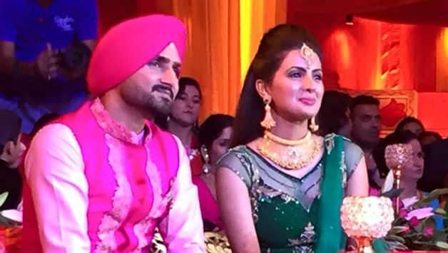 Harbhajan Singh and Geeta Basra
