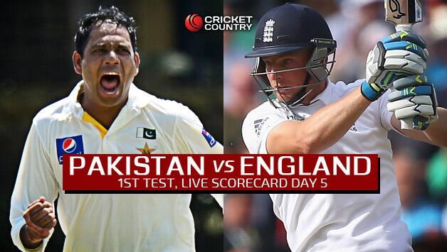 Day Five of the first Test between Pakistan and England is now just a formality © AFP © Getty Images