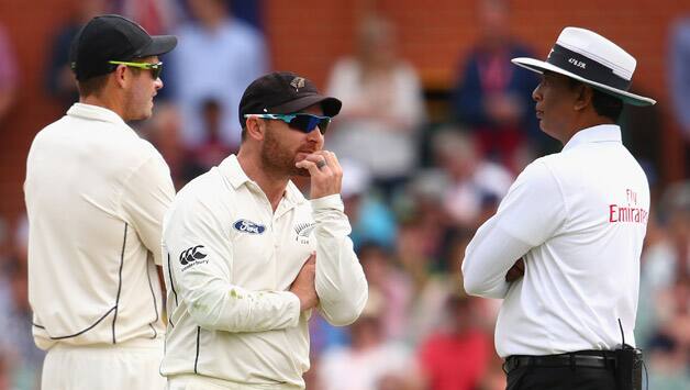 New Zealand's players claimed a contentious challenge decision that went against them could have a major bearing on the outcome © Getty Images