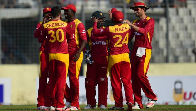 Zimbabwe will be reasonably happy with their first innings effort but the chase will still be difficult © AFP
