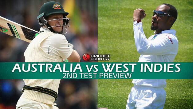 Australia are favourites to win the 2nd Test vs West Indies © Getty Images