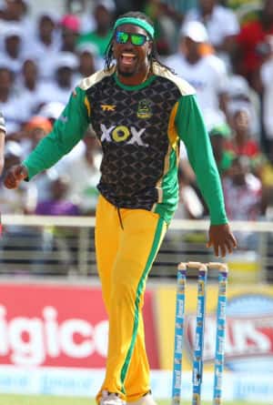 Chris Gayle stands out in the 'stunning' Jamaica Tallawah jersey © Getty Images