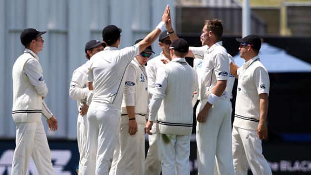 New Zealand have managed to get a couple of wickets in the first session © Getty Images