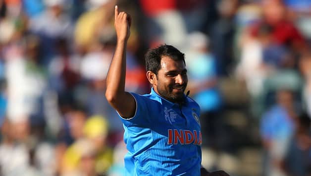 Mohammad Shami was recently ruled out of India's tour of Australia 2015-16 due to a hamstring injury © Getty Images