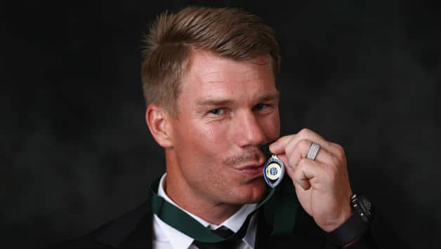 David Warner wins the Allan Border Medal for the very first time ©Getty Images