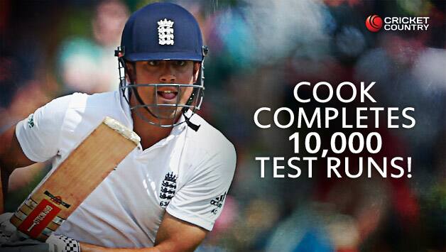 Alastair Cook 1st England Batsman And Youngest ever To Score 10 000 