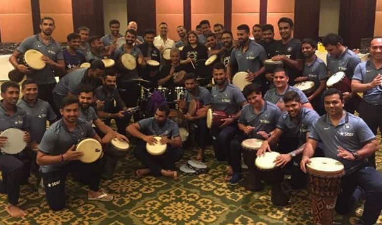Virat Kohli, MS Dhoni and other Indian players bond over music