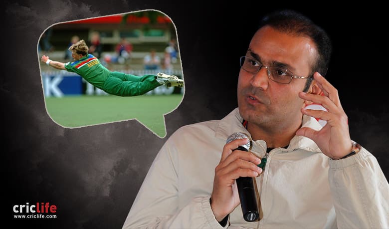 Virender Sehwag believes “Humans Can Fly”!