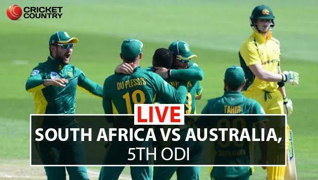 Aus 296 All Out In 48.2 Overs| South Africa Vs Australia, Live Cricket ...