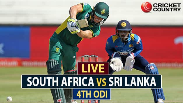 Live Cricket Score South Africa Vs Sri Lanka 4th Odi At Cape Town Sa Win By 40 Runs Cricket 8034