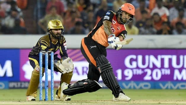 Dhawan scored 50 for SRH. (IANS) 