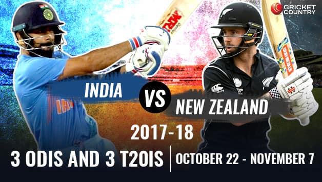 India vs New Zealand 2017-18