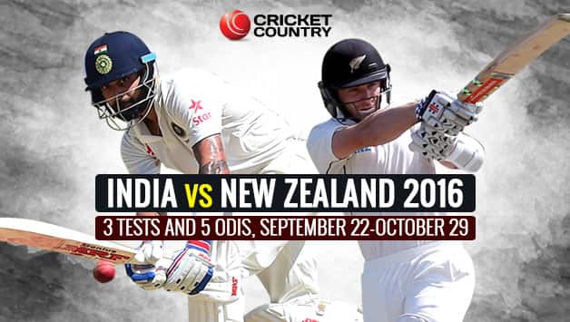 India vs New Zealand 2016
