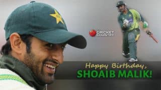 Shoaib Malik celebrates his 33rd birthday Shoaib Malik celebrates his 33rd birthday