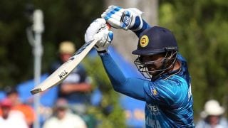 Sangakkara reaches half-century Sangakkara reaches half-century