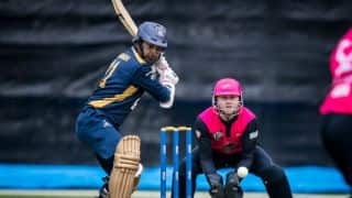 Hong Kong T20 Blitz 2018, Day 4: Kumar Sangakkara, Roelof van der Merwe, Sohail Tanvir shine in 2 contrasting matches Hong Kong T20 Blitz 2018, Day 4: Kumar Sangakkara, Roelof van der Merwe, Sohail Tanvir shine in 2 contrasting matches