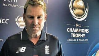 Shane Warne loses his bet to Sourav Ganguly; keeps his word by wearing England jersey Shane Warne loses his bet to Sourav Ganguly; keeps his word by wearing England jersey