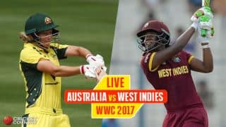 Live cricket score, Australia vs West Indies, ICC Women's World Cup 2017: AUS beat WI by 8 wickets Live cricket score, Australia vs West Indies, ICC Women's World Cup 2017: AUS beat WI by 8 wickets
