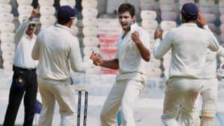 Ranji Trophy 2013-14 Final, Day 2 Live Cricket Score: Karnataka take control with ton from Ganesh Satish Ranji Trophy 2013-14 Final, Day 2 Live Cricket Score: Karnataka take control with ton from Ganesh Satish