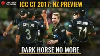 ICC Champions Trophy 2017, New Zealand preview: Black Caps eager to rise above 'dark-horse' tag ICC Champions Trophy 2017, New Zealand preview: Black Caps eager to rise above 'dark-horse' tag