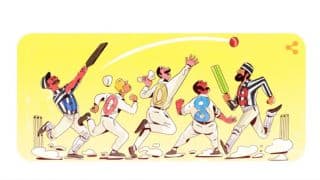 Google celebrates 140th Test Cricket Anniversary with special doodle Google celebrates 140th Test Cricket Anniversary with special doodle