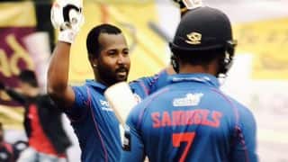 Hong Kong T20 Blitz 2017: Dwayne Smith’s smashes 31-ball ton to hand Kowloon Cantons 8-wicket win against City Kaitak Hong Kong T20 Blitz 2017: Dwayne Smith’s smashes 31-ball ton to hand Kowloon Cantons 8-wicket win against City Kaitak